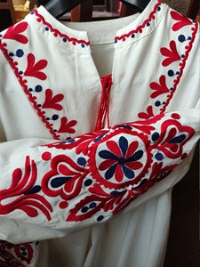 Nakışlı Boho Elbise