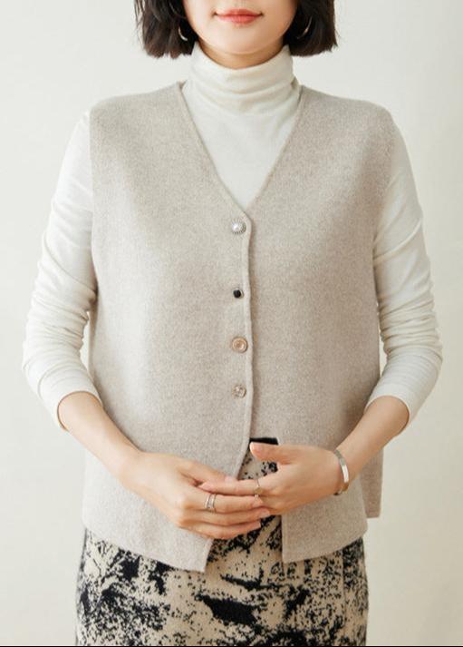 Vintage Düğme Detaylı Kaşmir Yelek