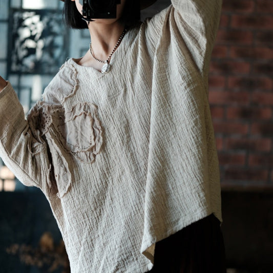 Vintage Patchwork Rami Bluz