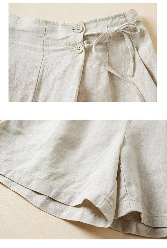 Breezy Keten Şort