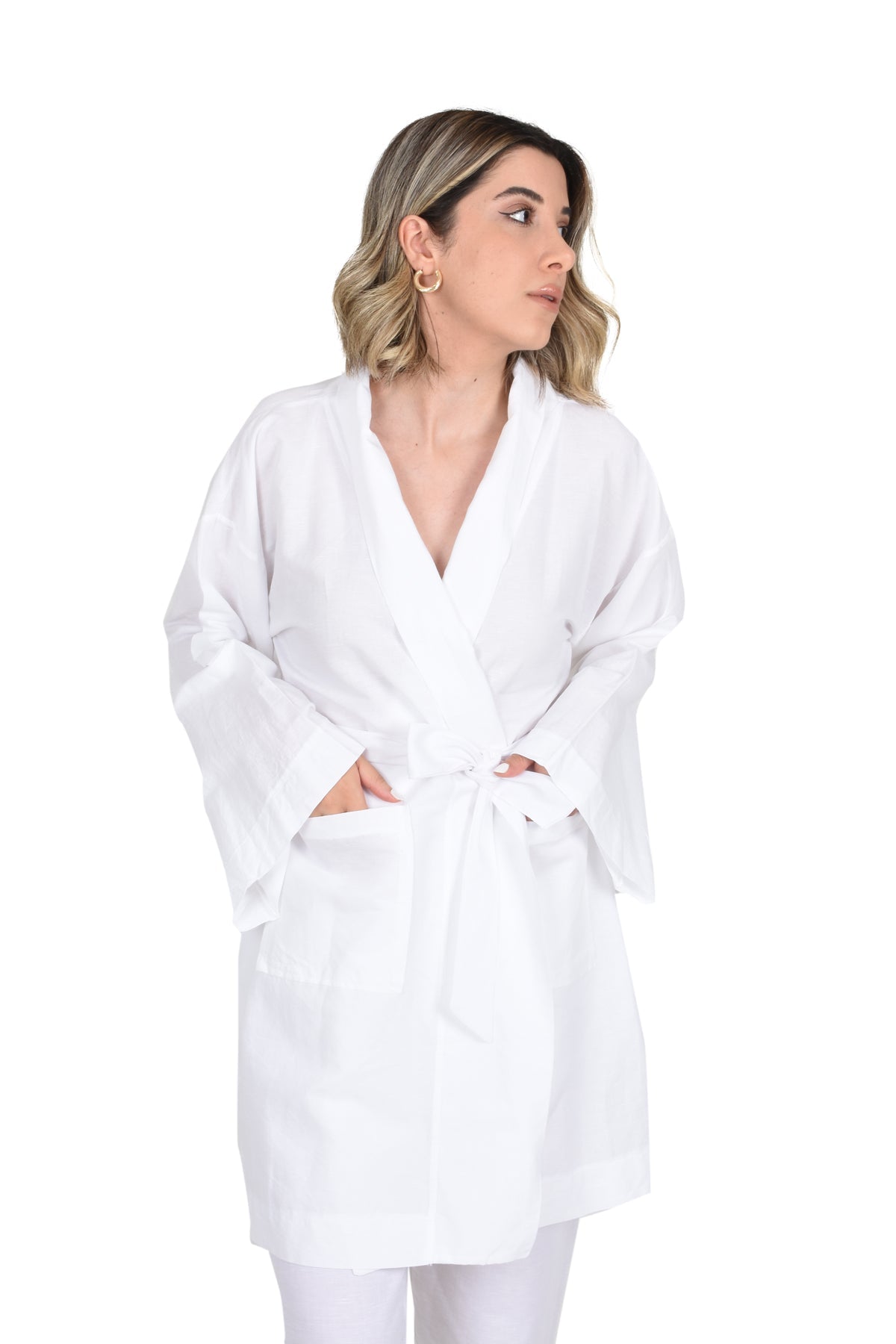 İstanbul Keten Oversize Kimono