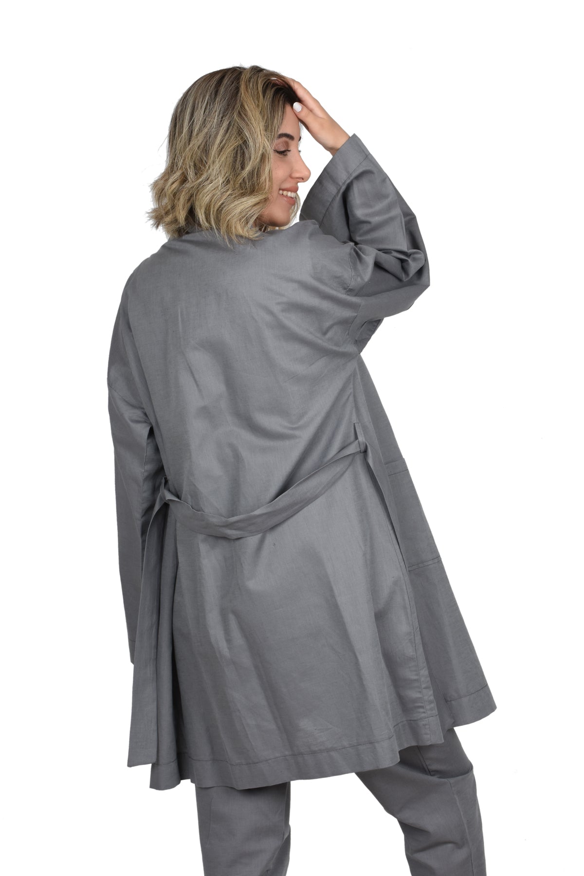 İstanbul Keten Oversize Kimono