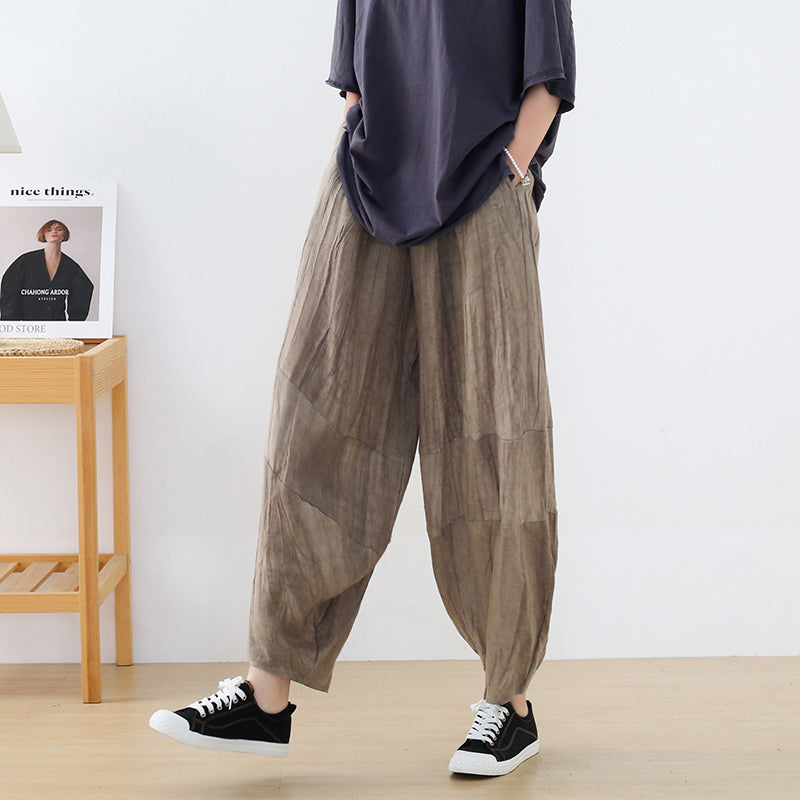 Vintage Breeze Keten Pantolon