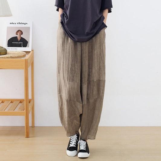 Vintage Breeze Keten Pantolon