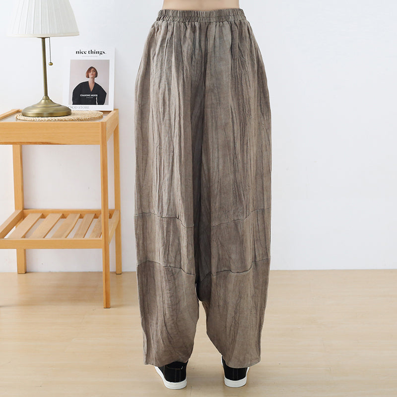 Vintage Breeze Keten Pantolon