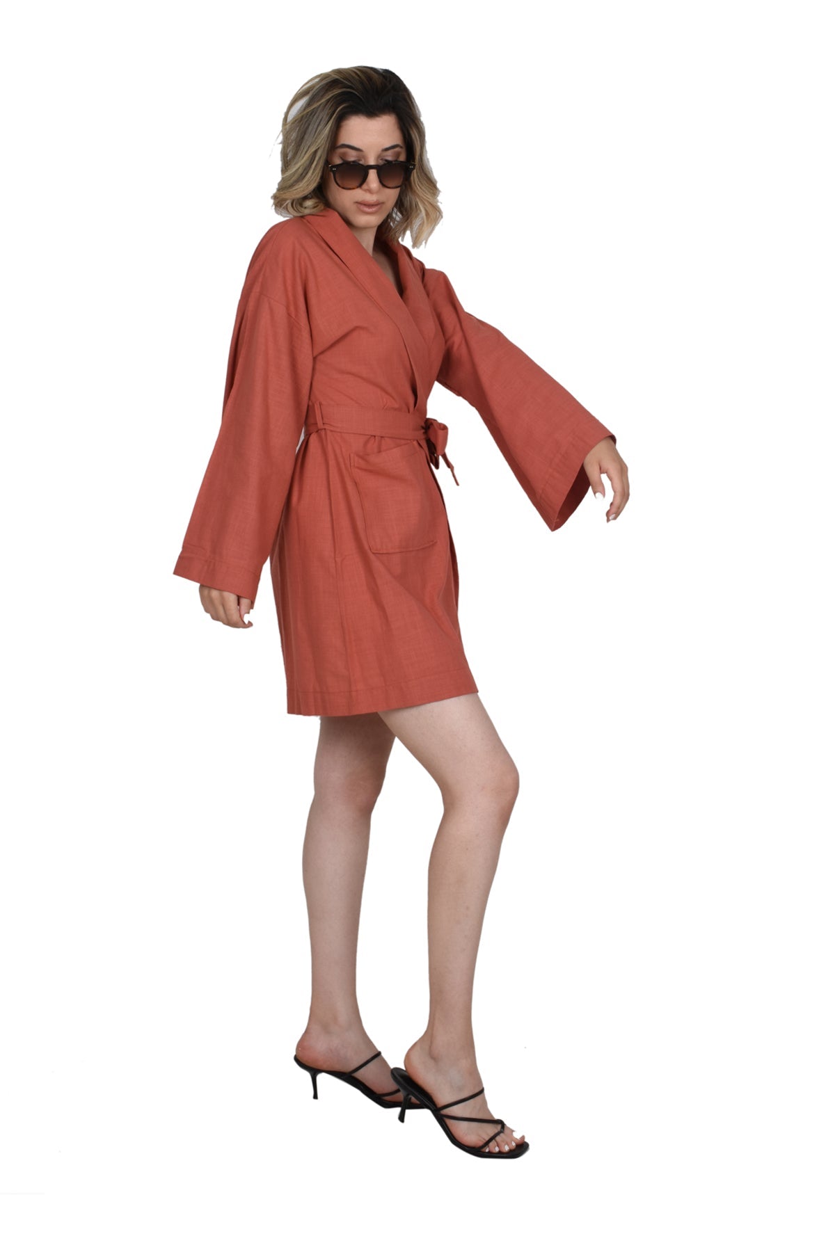 İstanbul Keten Oversize Kimono