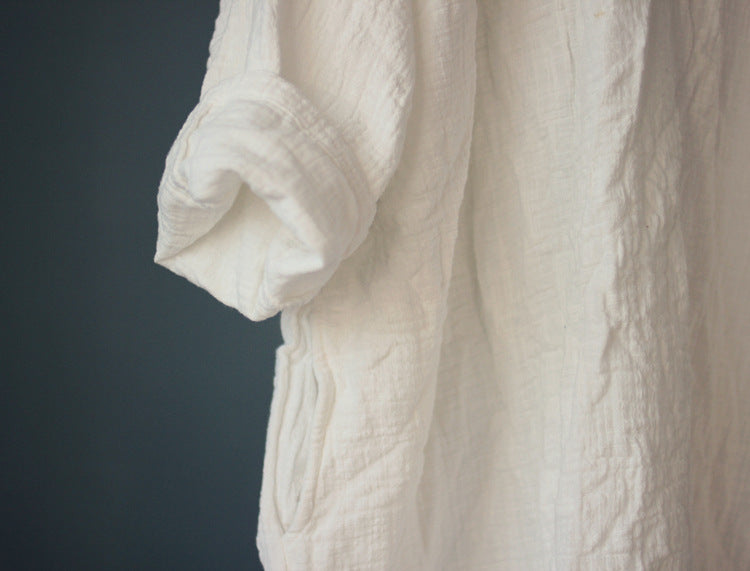 Vintage Nakışlı Oversize Tunik