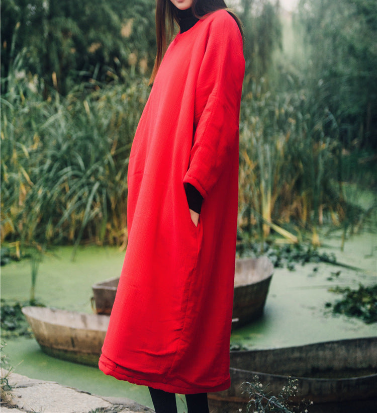 Vintage Nakışlı Oversize Tunik