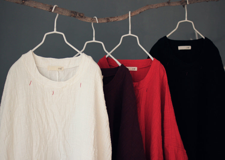 Vintage Nakışlı Oversize Tunik