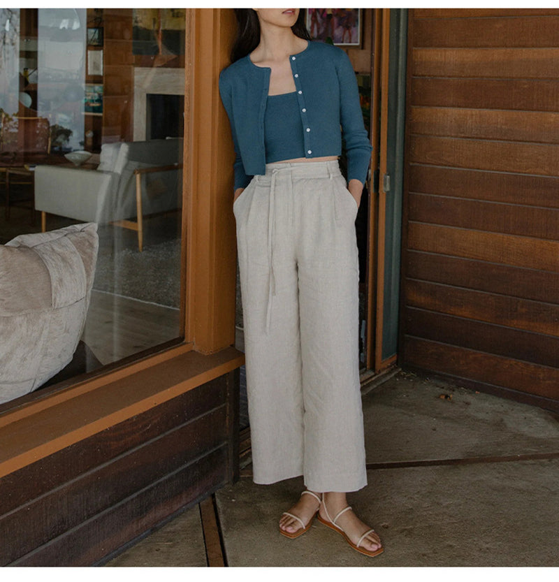 Minimalist %100 Keten Takım
