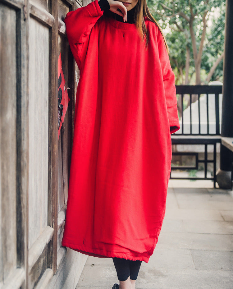 Vintage Nakışlı Oversize Tunik