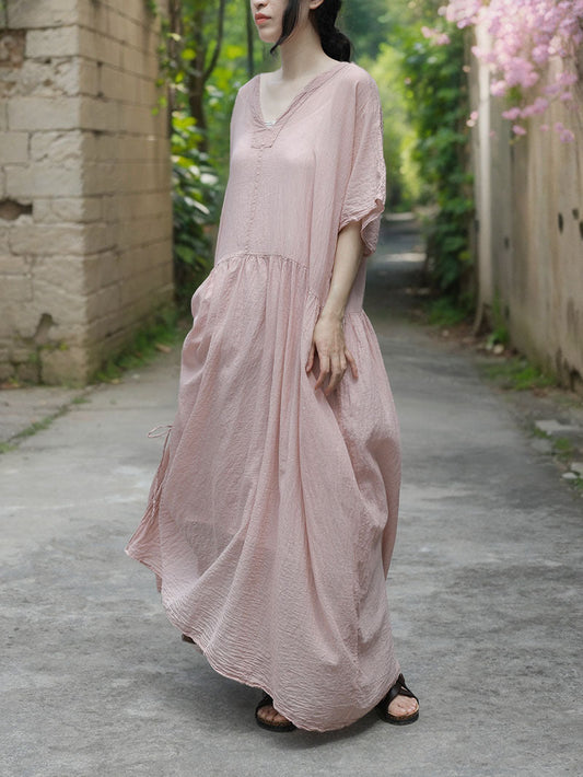 Serenity Boho Midi Elbise