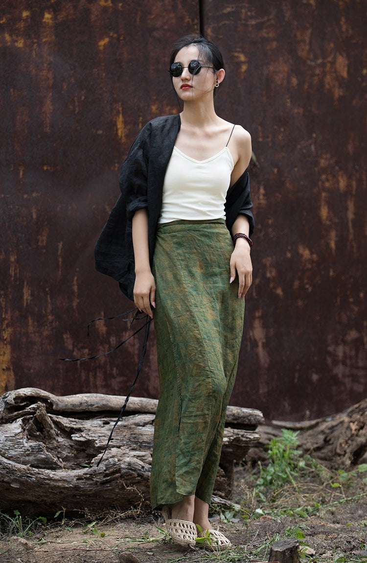 Vintage Wrap Keten Etek