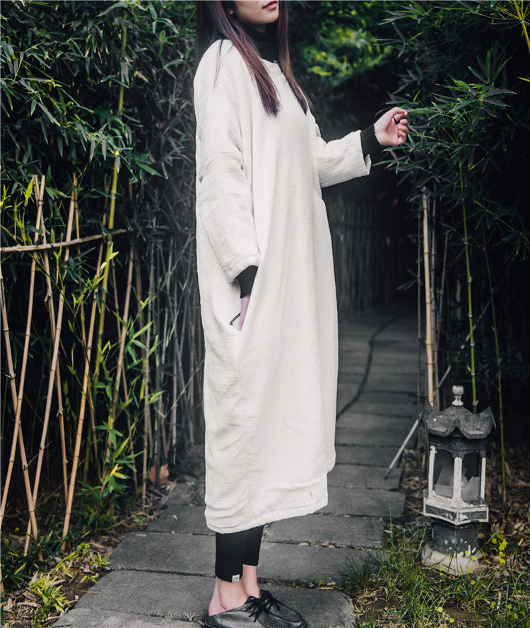Vintage Nakışlı Oversize Tunik