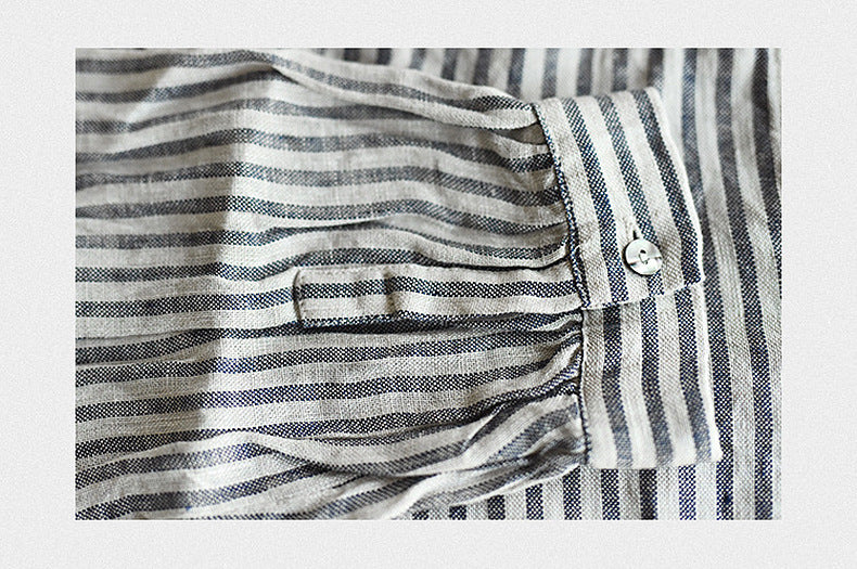 Coastal Breeze %100 Keten Gömlek