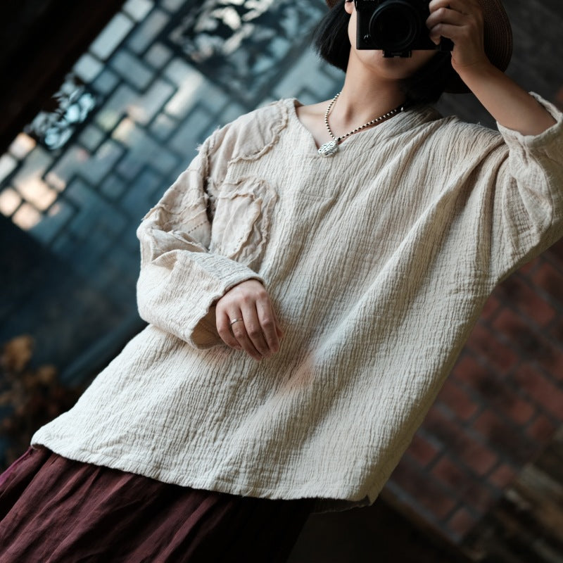 Vintage Patchwork Rami Bluz