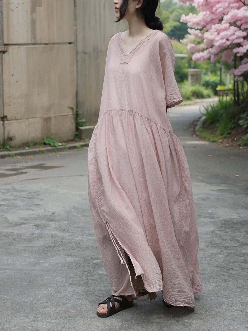Serenity Boho Midi Elbise