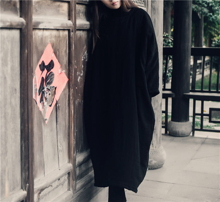 Vintage Nakışlı Oversize Tunik