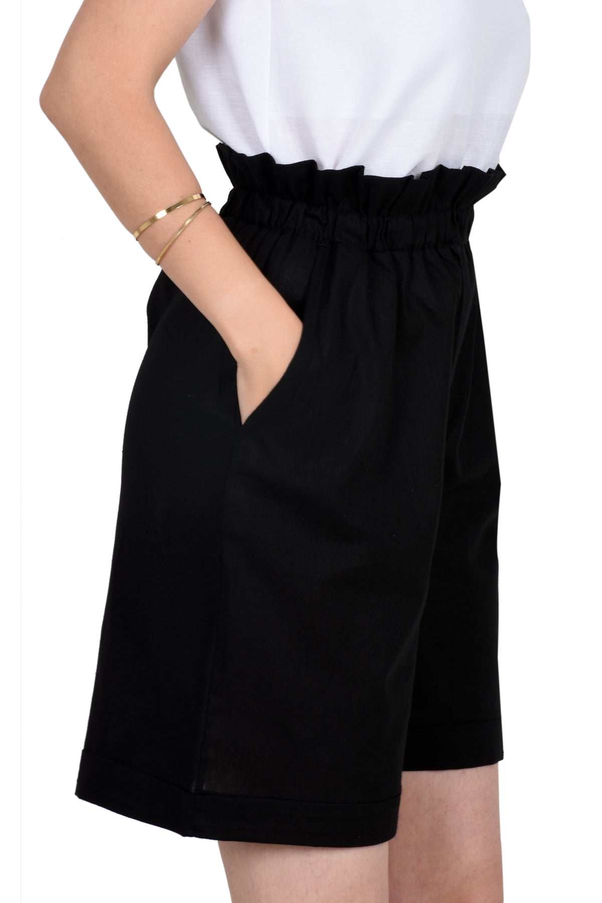 İstanbul Keten Oversize Şort