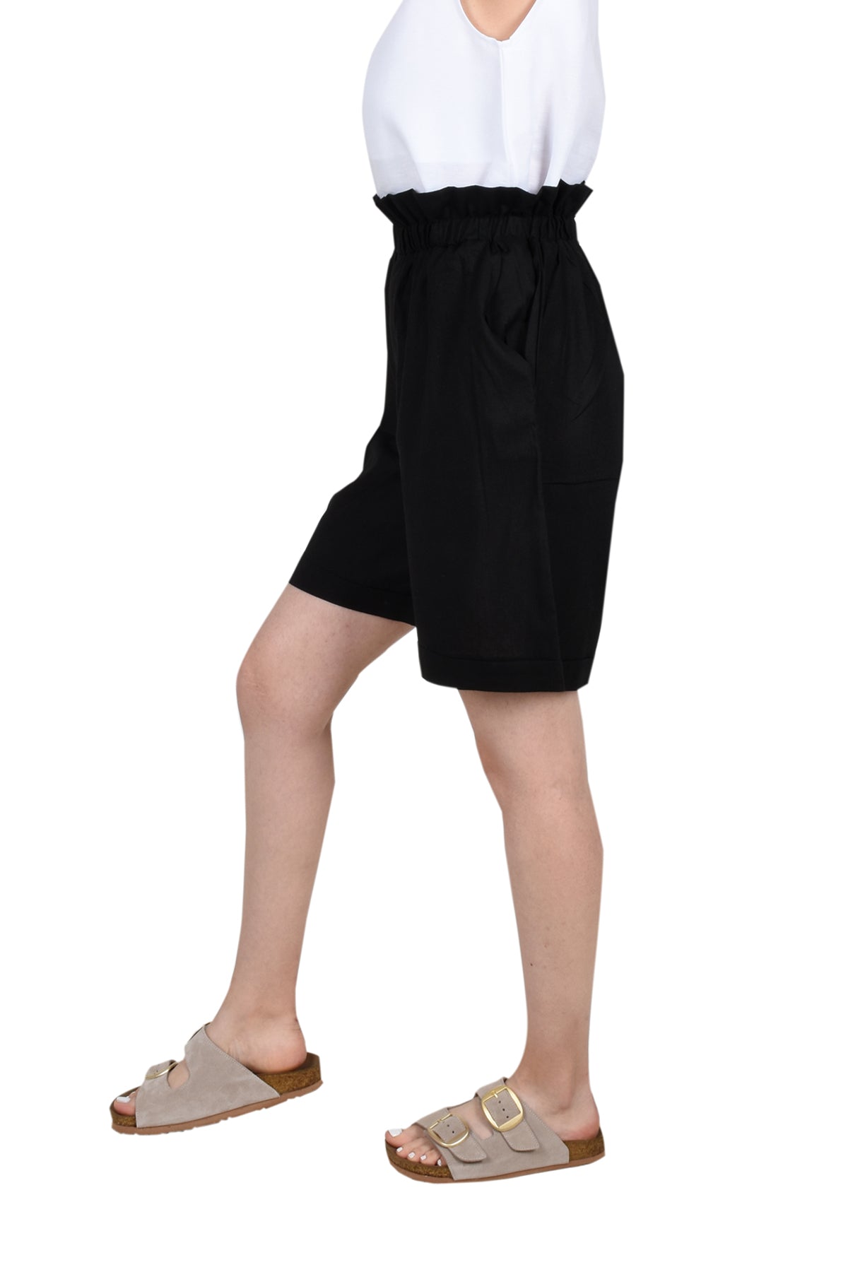 İstanbul Keten Oversize Şort