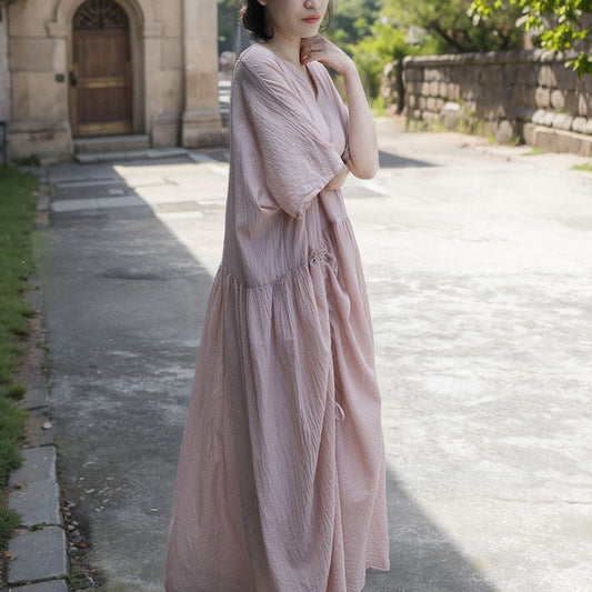 Serenity Boho Midi Elbise
