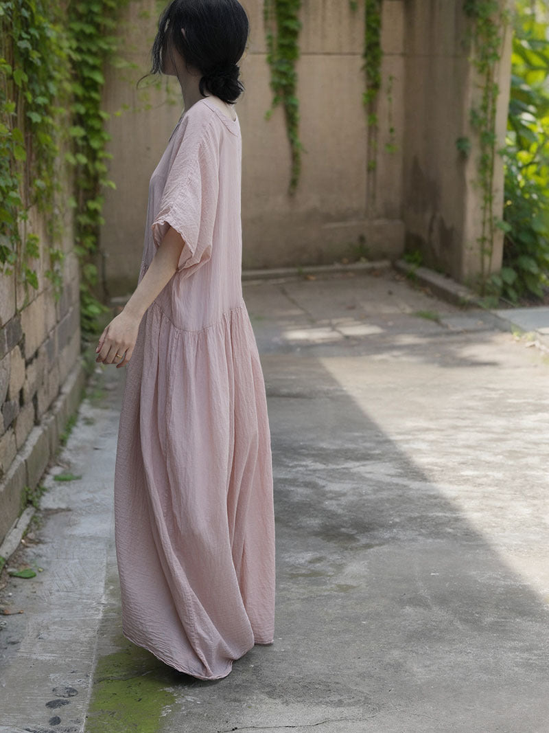 Serenity Boho Midi Elbise