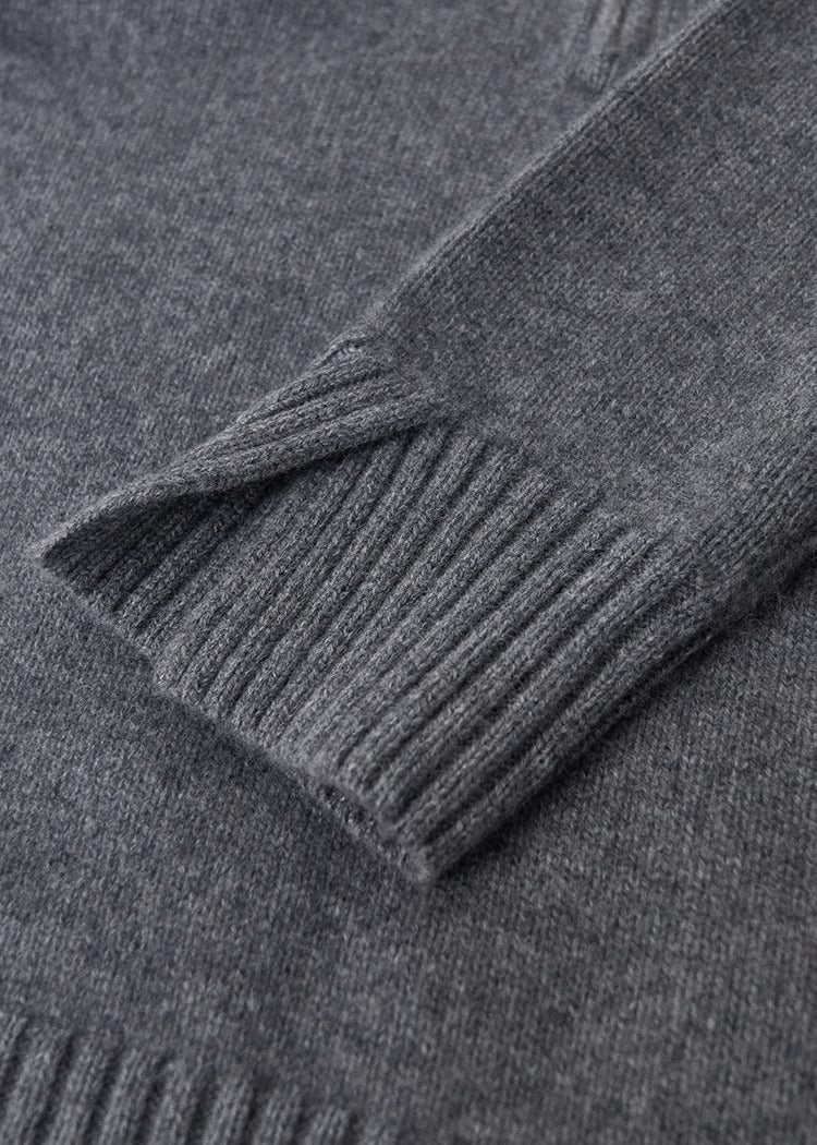 Cozy Zip Wool  Triko