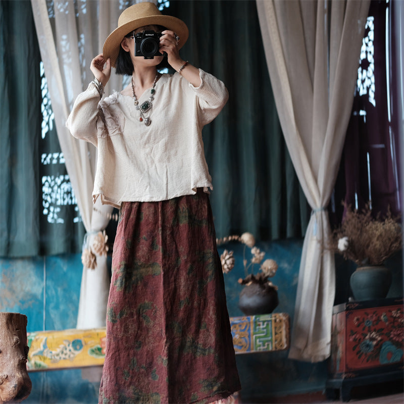 Vintage Breeze Keten Etek