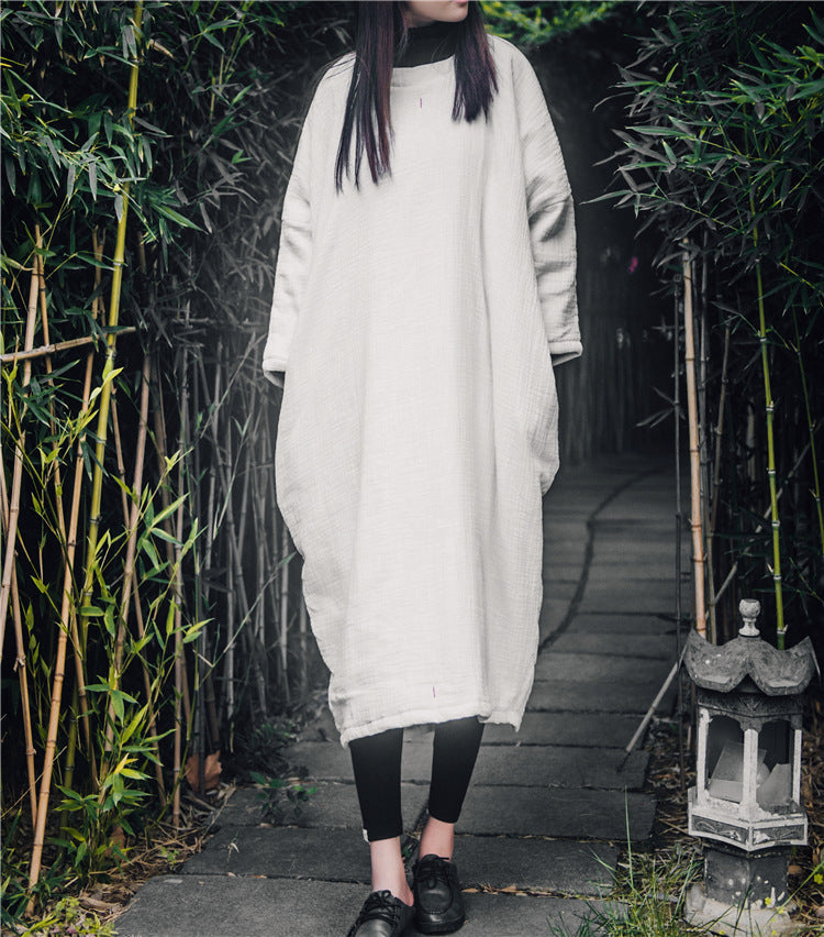Vintage Nakışlı Oversize Tunik