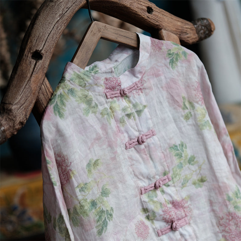Vintage Floral Wind Bluz