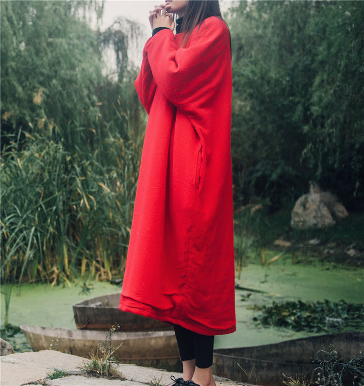 Vintage Nakışlı Oversize Tunik