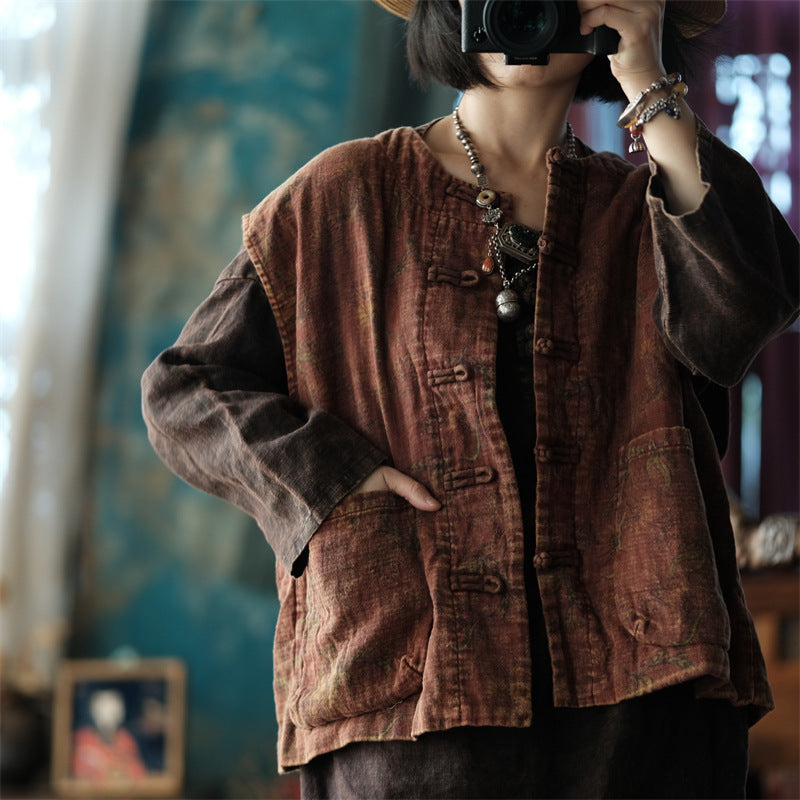Vintage Floral Yelek