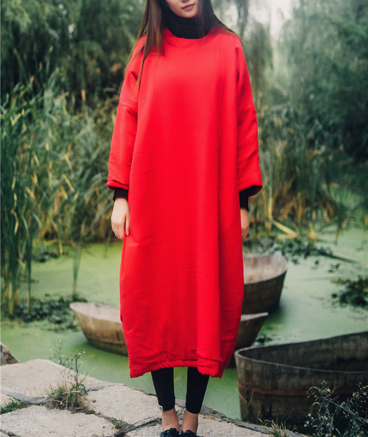 Vintage Nakışlı Oversize Tunik