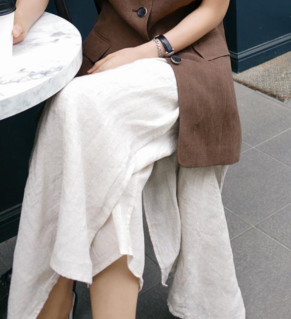 Kyoto %100 Keten Pantolon Etek