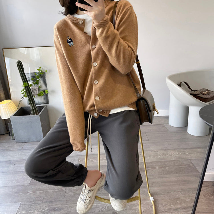 Bear Cozy Yün Hırka