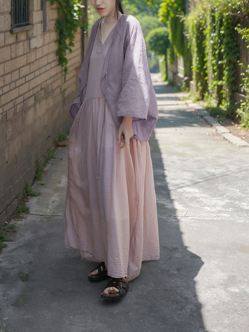 Serenity Boho Midi Elbise