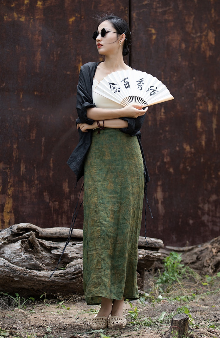 Vintage Wrap Keten Etek