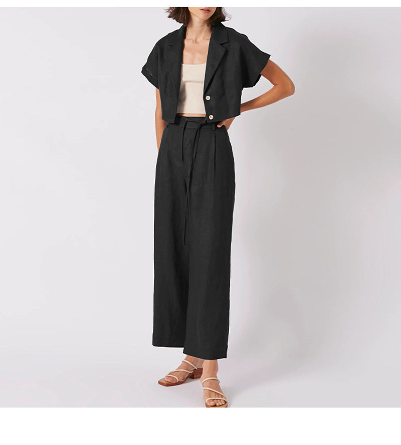 Minimalist %100 Keten Takım