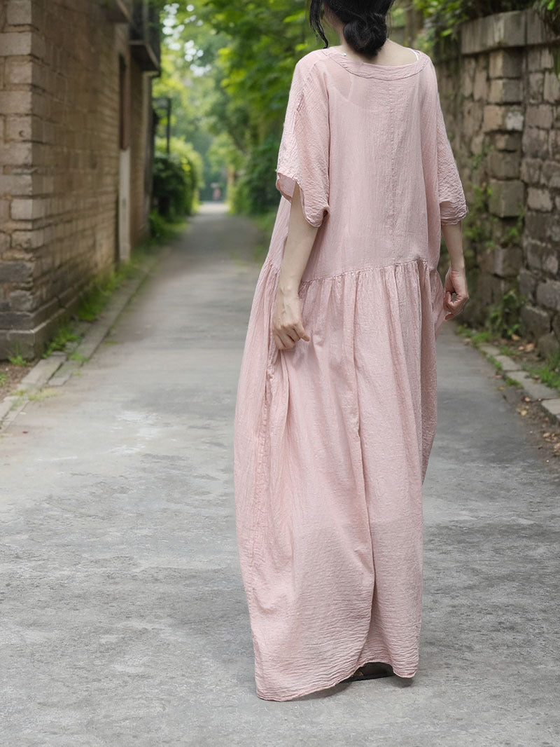Serenity Boho Midi Elbise