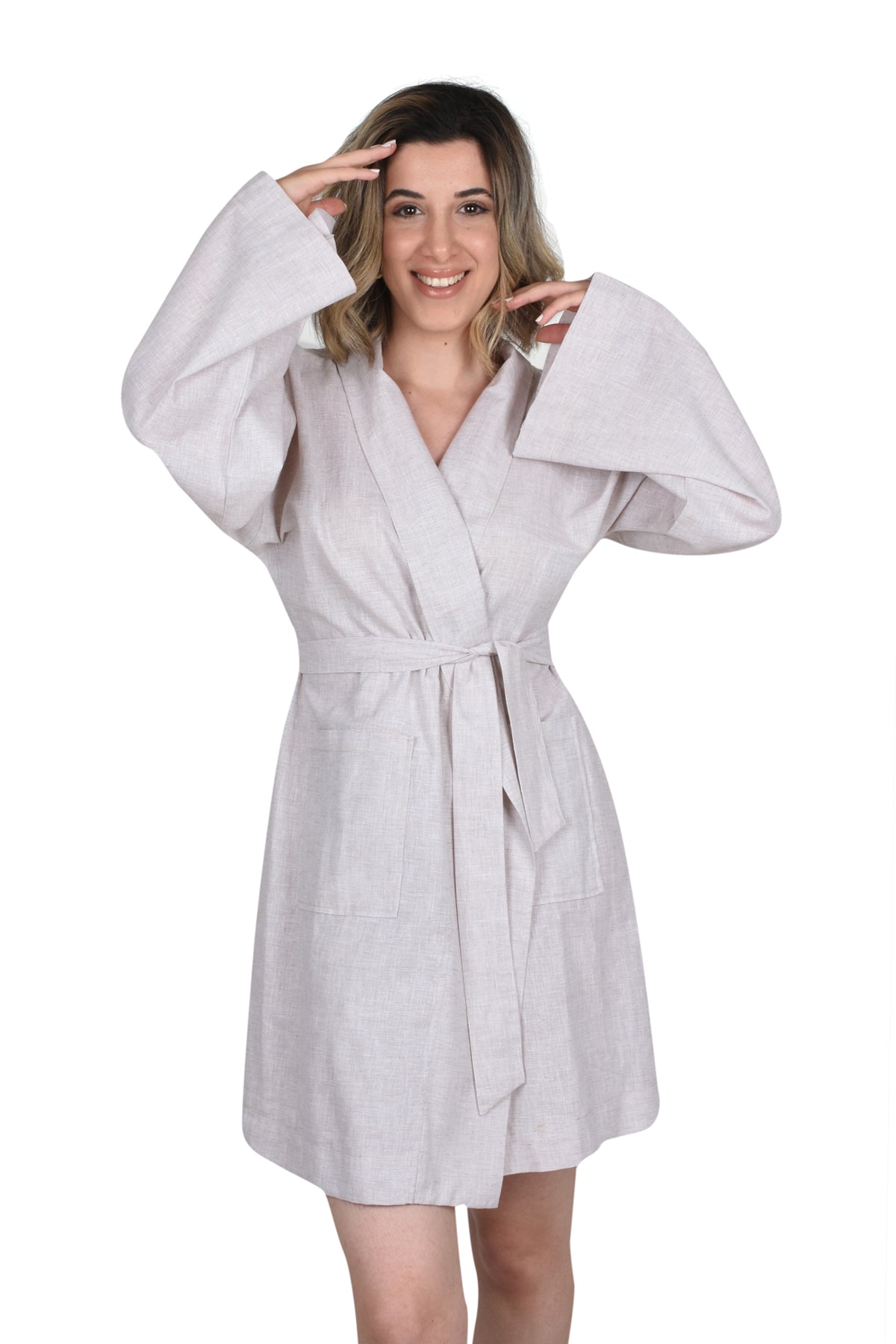 İstanbul Keten Oversize Kimono