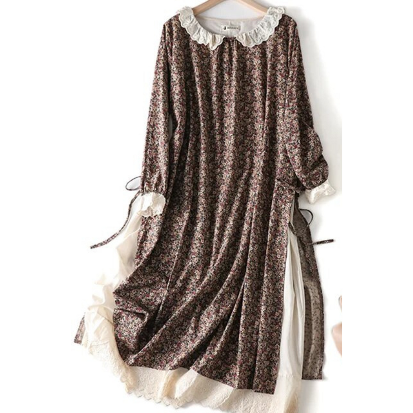 Rustik Dantel Katmanlı Elbise