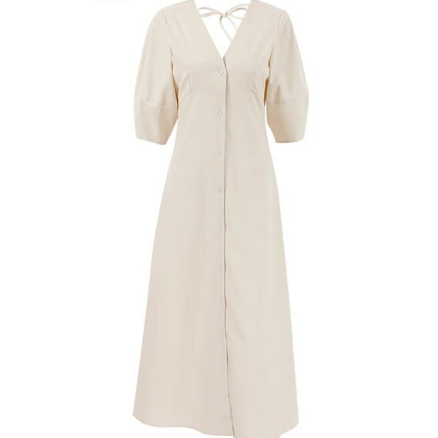 Royal Keten Midi Elbise