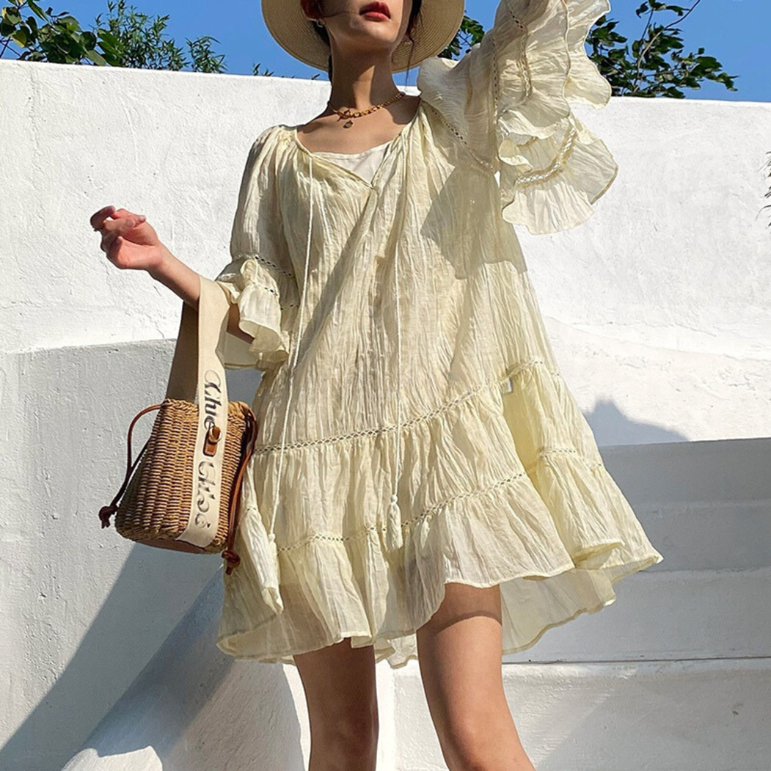 Boho Chic Mini Elbise