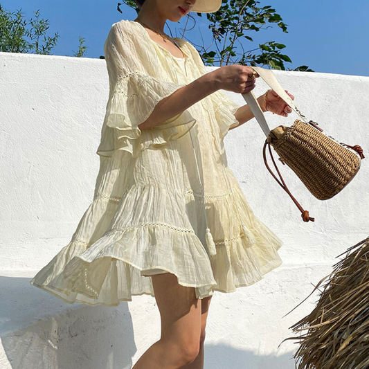 Boho Chic Mini Elbise