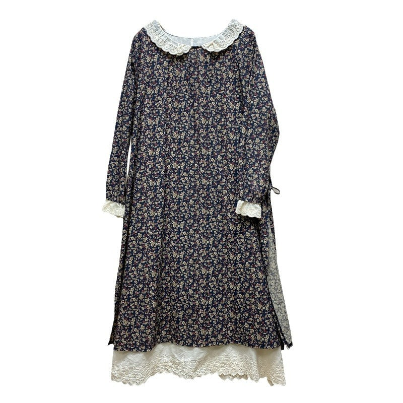 Rustik Dantel Katmanlı Elbise